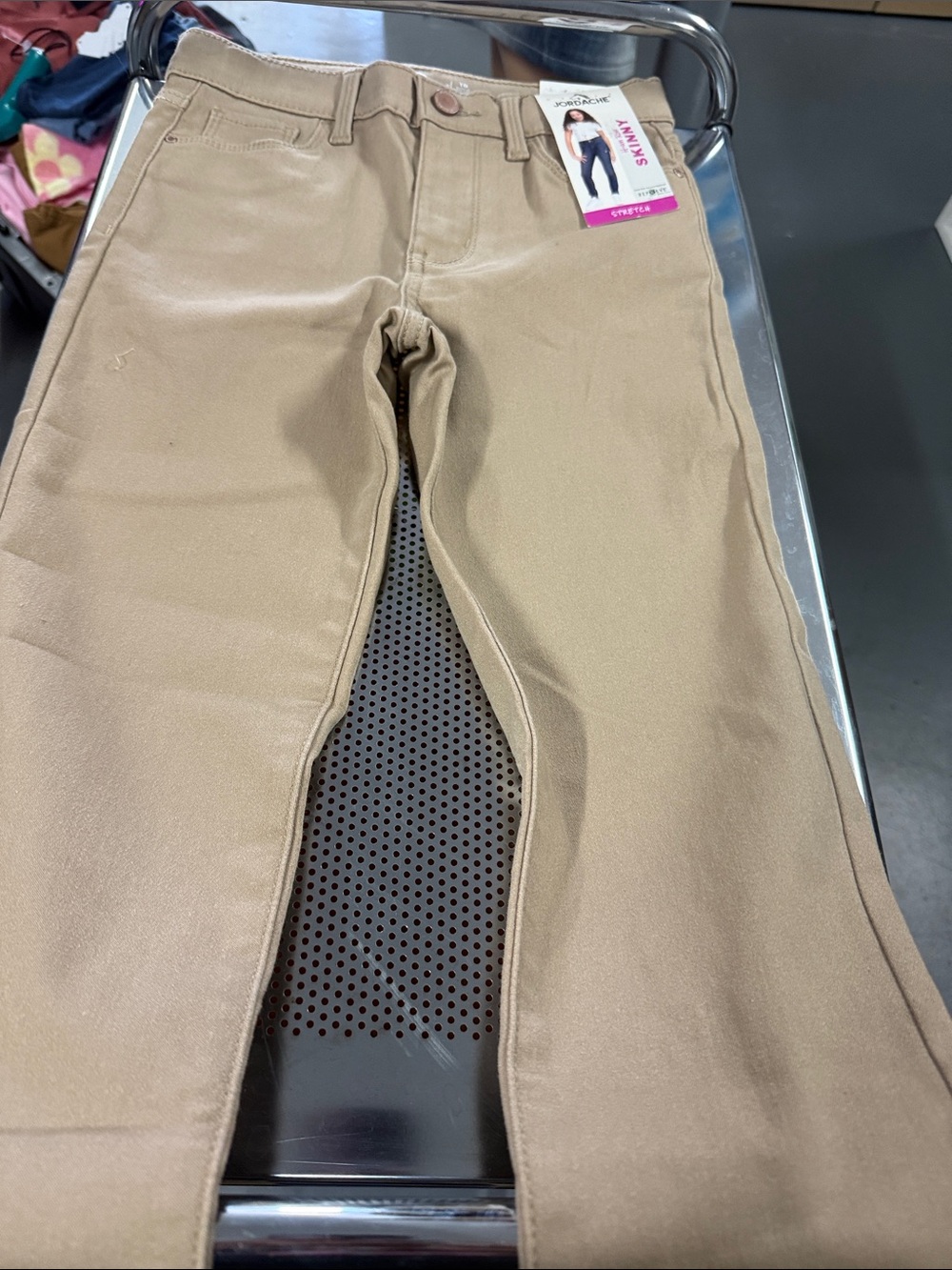 Jordache Girls Tan Skinny Jeans